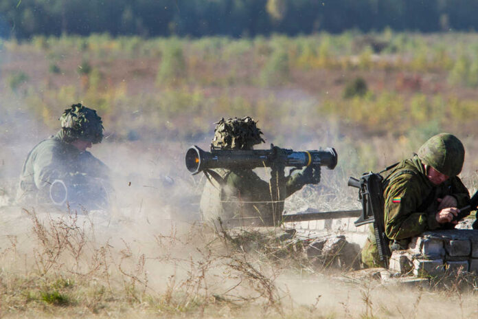 Soldier,With,At4,Light,Anti-armour,Weapon
