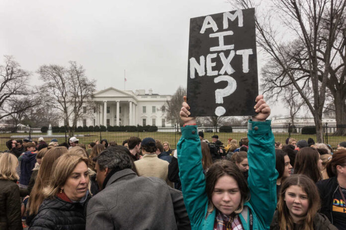 Washington,,Dc,-,Feb,19,,2018:,Demonstrators,In,Front,Of