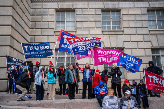 Women,For,Trump,Was,Cheering,Up,While,President,Trump,Was