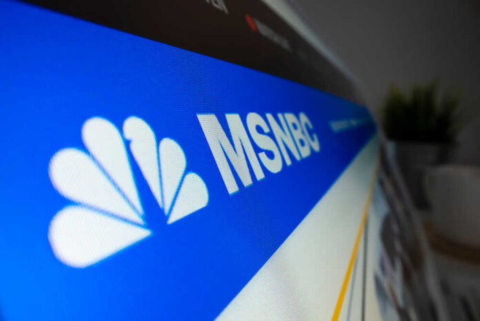 Melbourne,,Australia,-,Feb,17,,2021:,Close-up,View,Of,Msnbc