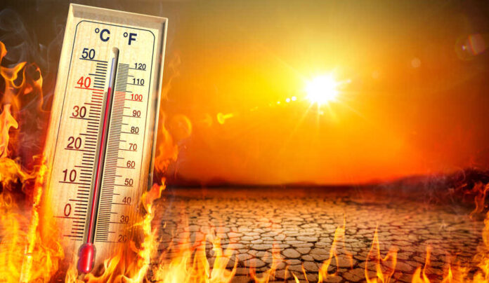 Heatwave,With,Warm,Thermometer,And,Fire,-,Global,Warming,And