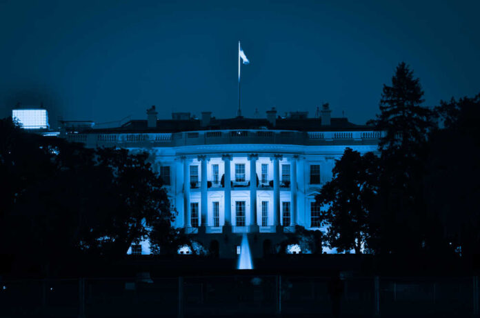 The,White,House,At,Night,-,Washington,Dc,,United,States