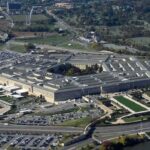 US Intelligence and Pentagon Caution Against Changing Missile Policy for Ukraine Aerial view of the Pentagon building and surrounding area.