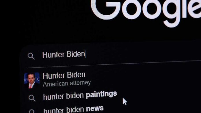 2327261503 featured image Google search for Hunter Biden suggestions displayed