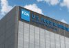 FDA building with blue logo and sky background