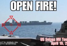 U.S Navy DESTROYS Iran Ship Fleeing Blockade