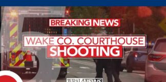 Suspect in custody, 2 lawyers shot outside Raleigh courthouse
