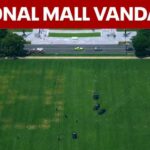 '86 47' appears on National Mall, US park police investigating