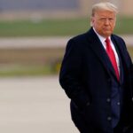 Trump’s NEXT Restoration Project Is Going To Be Huge! Donald Trump walking outdoors in formal attire
