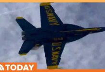 Onlookers SCRAMBLE After Navy Test Goes Horribly Wrong! Video: Blue Angels Fly at Low Altitude, Sending People Scrambling