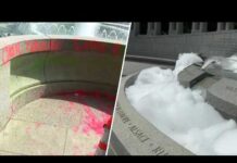 World War II Memorial vandalized, fountain full of bubbles | NBC4 Washington