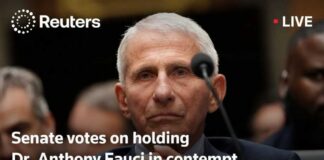 LIVE: Senate votes on holding Dr. Fauci in contempt
