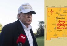 Trump Sets Sights On Renaming ENTIRE State President suggests idea to rename New Mexico to 'New America'