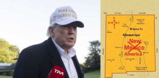 President suggests idea to rename New Mexico to 'New America'