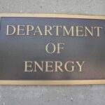 Department of Energy sign on building wall