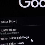 Newsom Hires Hunter Biden’s Attorney as Federal Scrutiny Intensifies computer screen showing a search engine query with suggestions
