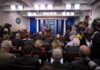 Trump Blacklists CNN, Politico and MSN From White House Omarosa Manigault, Jonathan Cyprien, and Jon Ledecky in a crowded White House press briefing