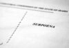 Judge Drops Subpoena Bomb On Philly DA subpoena document close-up