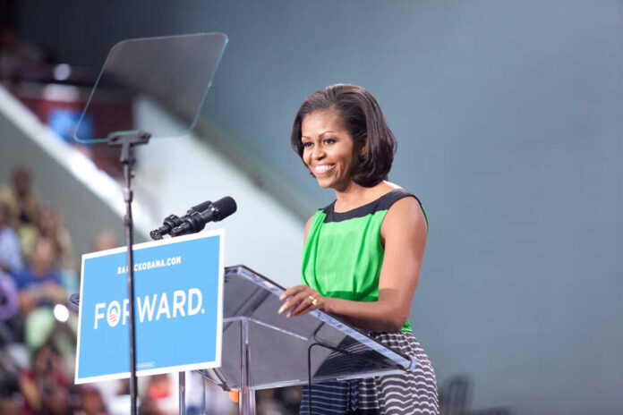 Durham,,North,Carolina,-,Sept,19:,First,Lady,Michelle,Obama